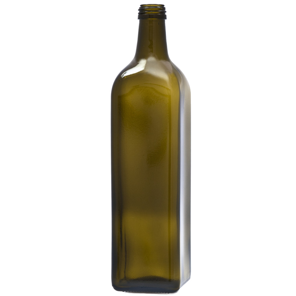Bottiglia per olio in vetro marasca con tappo