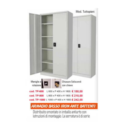 Armadio in ferro tuttopiani grande