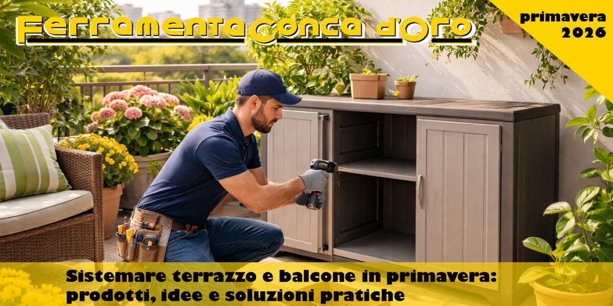 Sistemare terrazzo e balcone: prodotti, idee e soluzioni pratiche