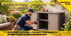 Scopri di più sull'articolo Sistemare terrazzo e balcone: prodotti, idee e soluzioni pratiche